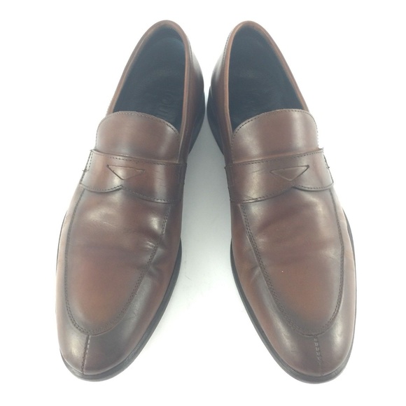 Louie Sao Paolo Genuine Leather Penny Loafers